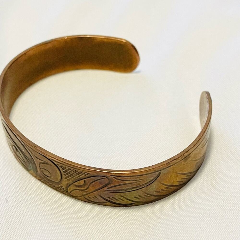 Vintage Copper Bracelet - Picture 2 of 3